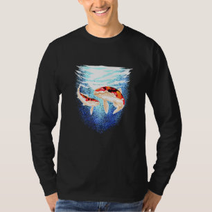 Japanse Koi Fish Carp Pond Japan Tattoo Koi T-shirt