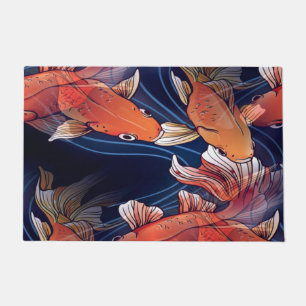 Japanse Koi Fish Deurmat