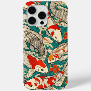 Japanse Koi Fish Pattern Painting iPhone 15 Pro Max Hoesje