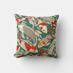 Japanse Koi Fish Pattern Painting Kussen