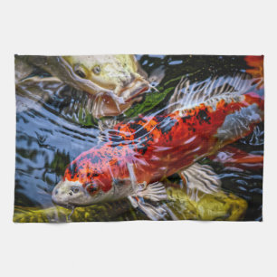 Japanse Koi Fish Pond Theedoek