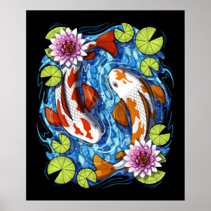 Japanse Koi Fish Poster