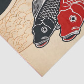 Japanse Koi Fish Tissuepapier (Detail)
