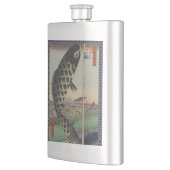 Japanse Koi Hiroshige Vis Festival Vlag Flacon (Links)