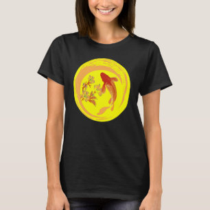 Japanse Koi Karper Nishikigoi Vis Kersenbloesem T-shirt