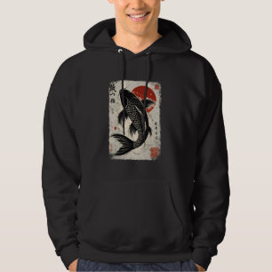 Japanse Koi Karper Perseverance Koi Fish Sakura Ni Hoodie