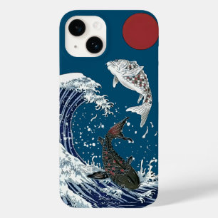 Japanse KOI-kunst, yinyang Case-Mate iPhone 14 Hoesje