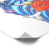 Japanse Koi Poster (Hoek)