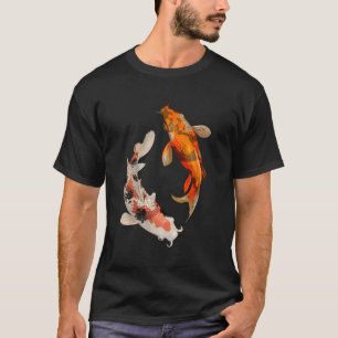 Japanse Koi Vis Nishikigoi Yin Yang Karper T-shirt