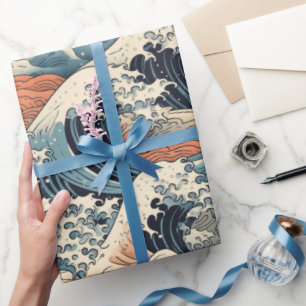 Japanse Koi Vis Sakura Patroon  Cadeaupapier