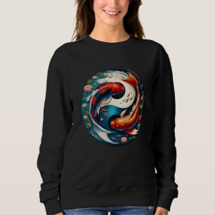Japanse Koi Vis Yin Yang Trui