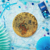 Japanse Koi vispapier Bord 7 inch (Feest)