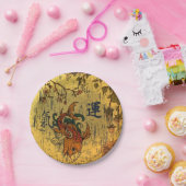 Japanse Koi vispapier Bord 7 inch (Feest)