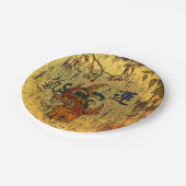 Japanse Koi vispapier Bord 7 inch (Gekanteld)