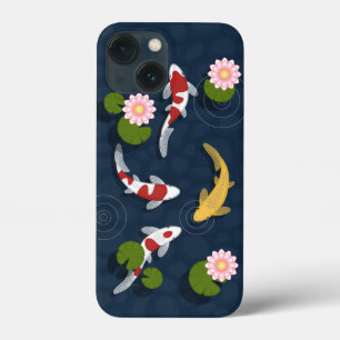 Japanse Koi Visvijver iPhone 13 Mini Hoesje