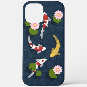 Japanse Koi Visvijver iPhone 12 Pro Max Hoesje