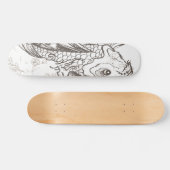 japanse koiviskunst skateboard (Horizontaal)