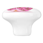 Japanse Kokeshi Doll Keramische Knop (Zijkant)