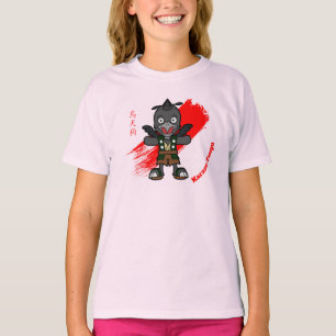 Japanse kraai Tengu Yokai T-shirt