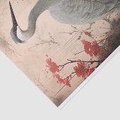 Japanse kraan 1 Decoupage papier (Detail)