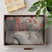 Japanse kraan 6 Decoupage papier (Geschenk)