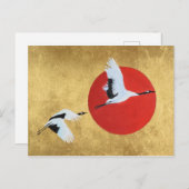 Japanse kraan briefkaart (Voorkant / Achterkant)