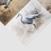 Japanse kraan Collage 2 Decoupage papier (Detail)