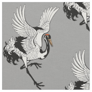 Japanse kraanvogel stof