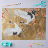 Japanse kraanvogels tissuepapier (Craft)