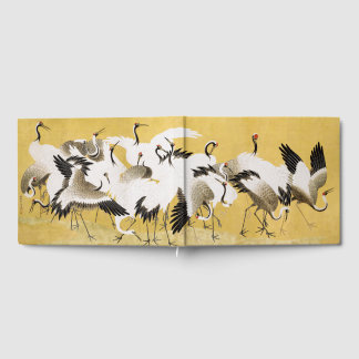 Japanse Kraanvogels Vintage Vogel Klassiek Gastenboek