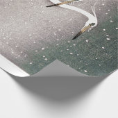 JAPANSE KRANEN IN SNEEUWPAPIER CADEAUPAPIER (Hoek)