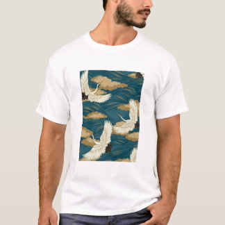 Japanse kranen t-shirt