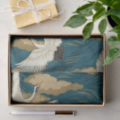 Japanse kranen tissuepapier (Geschenk)