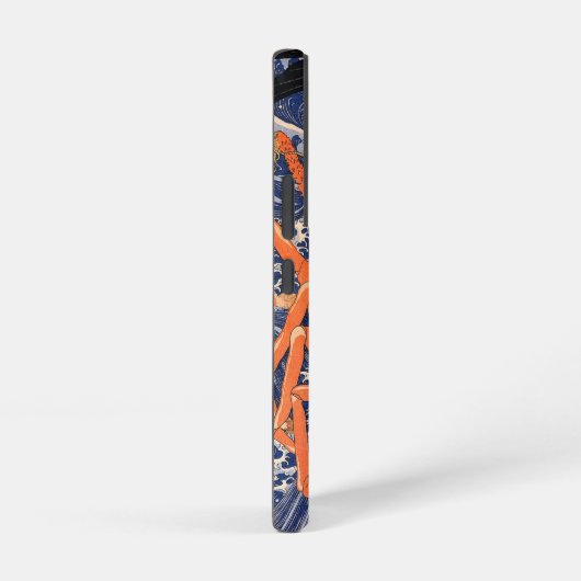  Japanse kreeft en vogel Ukiyo-e Samsung Galaxy Hoesje (Rechterkant)