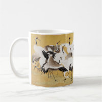 Japanse Kudde Kraanvogels Vintage Vogel Rijk Klass