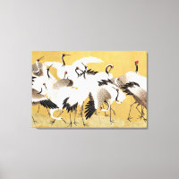 Japanse Kudde Kraanvogels Vintage Vogel Rijke Klas