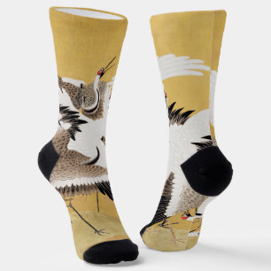 Japanse Kudde Kraanvogels Vintage Vogel Rijke Klas Sokken