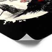 Japanse Kunst Aikido Boom van het Leven Vrede Kuns Poster (Hoek)