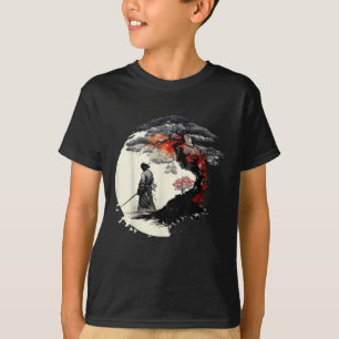 Japanse Kunst Aikido Boom van het Leven Vrede Kuns T-shirt