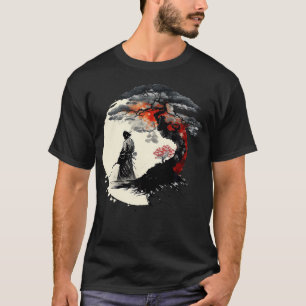 Japanse Kunst Aikido Boom van het Leven Vrede Kuns T-shirt