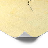 Japanse kunst - een Samurai met een langbuig buisj Poster (Hoek)