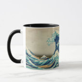 Japanse kunst - Geyser Surf/Great Wave off Kanagaw Mok (Links)