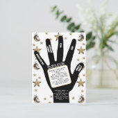 Japanse kunst harmoniseren leven energie hand briefkaart (Staand voorkant)