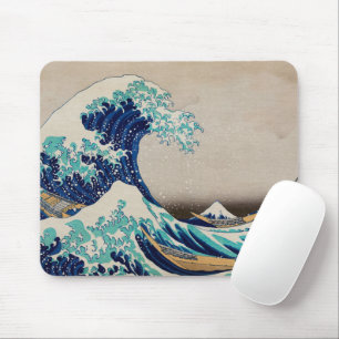  Japanse kunst met "Great Wave" Muismat