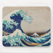 Japanse kunst met "Great Wave" Muismat (Voorkant)