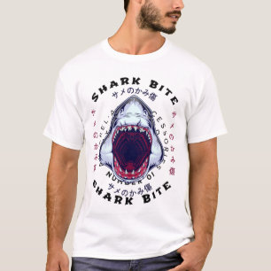 japanse kunst met haaienstijl cool t-shirt