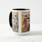 Japanse kunst mok (Voorkant links)