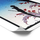 JAPANSE Kunst Muziek Vintage Poster (Hoek)