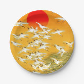 Japanse kunst papieren bordje (Voorkant)