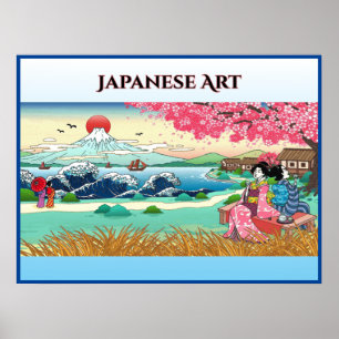 Japanse kunst poster